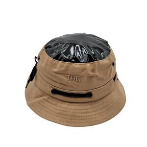 The Hideout Clothing THC Bucket Hat Tan Black Vinyl Top Limited Edition 150 Made
